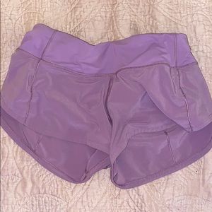 Purple lululemon shorts!